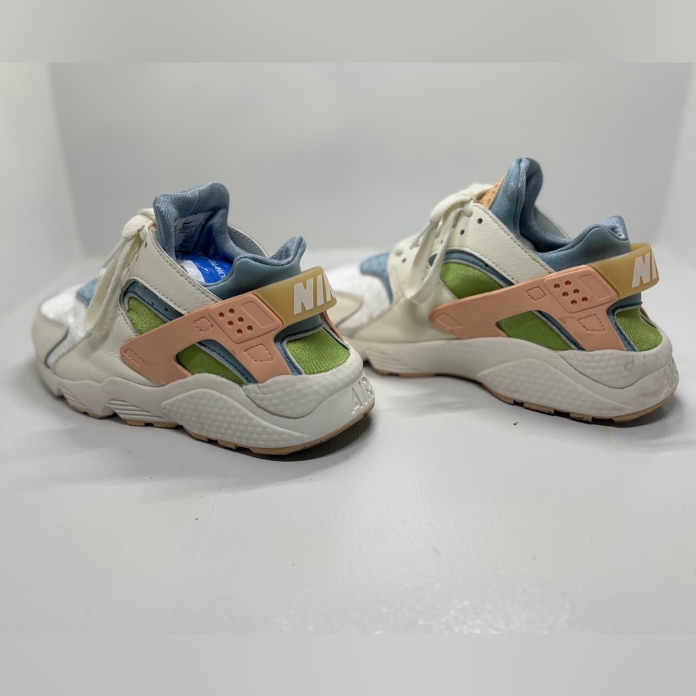 Nike Air Huarache Women’s 7.5 Pastel Multi Color Running Sneakers DQ0117-100 - Picture 5 of 11